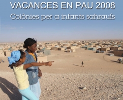 Imatge de promoció de les "Vacances en Pau 2008"