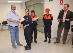 Acte de lliurament dels diplomes als membres de l'Associació de Voluntaris de Protecció Civil