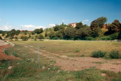 Parcel·la destinada al camp de formació de voluntaris i ensinistrament de gossos de recerca i rescat de persones