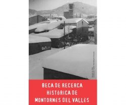 Portada del díptic amb les bases de la IV convocatòria de la beca