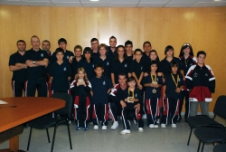 Esportistes del Club Karate Montornès