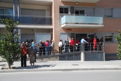 Façana del Casal dels Avis a l'avinguda de la Llibertat
