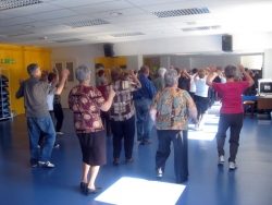 Activitat al Casal dels Avis de l'avinguda de la Llibertat