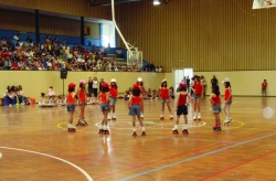 Exhibició de patinatge a la cloenda de les activitats extraescolars 2008-2009