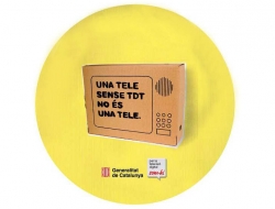 Campanya gràfica de la Generalitat sobre l'encesa digital