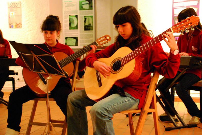 Alumnes de guitarra clàssica de l'Escola Municipal de Música