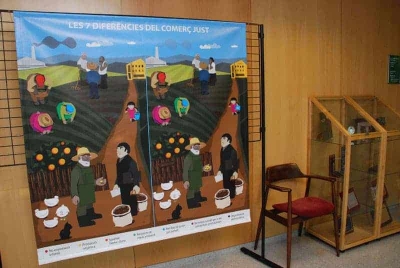 L'exposició, a la planta primera de l'edifici de l'Ajuntament