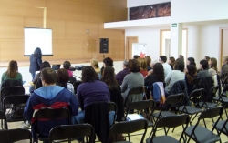 Sala d'actes de la parròquia de Sant Sadurní