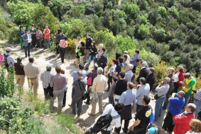 Acte d'inauguració dels treballs de recuperació