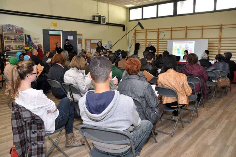 Un moment de la jornada de treball del mes de març