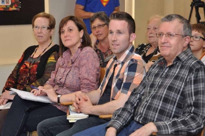 D'esquerra a dreta, Encarna Gascó, Mercè Blanes, Arturo Padilla i Xavier Bertran 