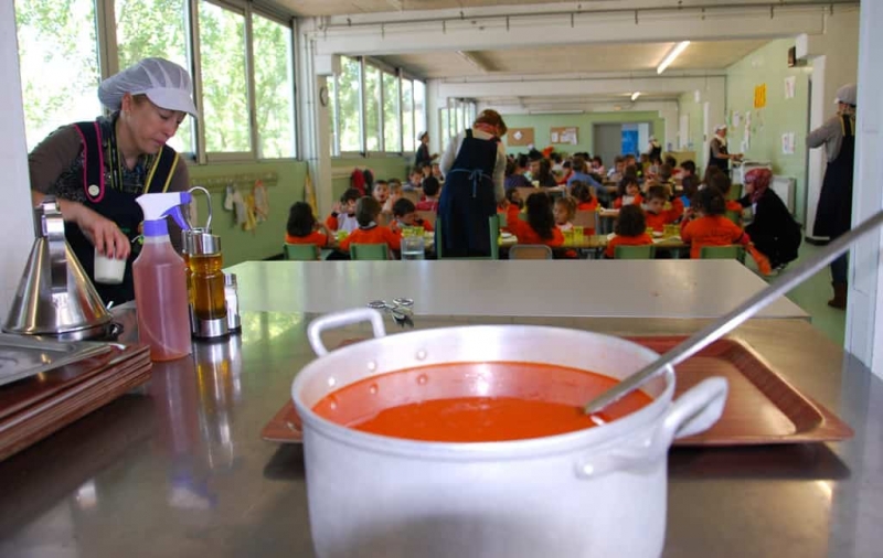 Servei de menjador a l'escola Mogent