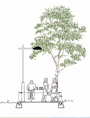El camí projectat a la vora del riu tindrà il•luminació i arbrat