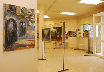 Exposició de les obres participants al Concurs de Pintura ràpida 2009