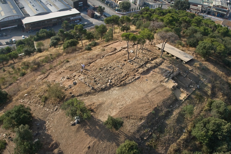 Jaciment romà a can Tacó - turó d'en Roina