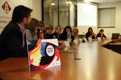 Un moment de l'acte central del programa del Dia Internacional de les Dones