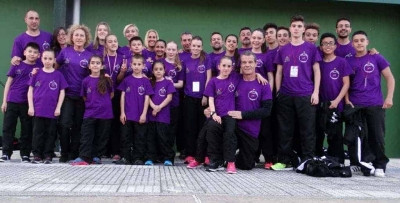 La delegació montornesenca a Cantàbria (Foto: Club Karate Montornès)