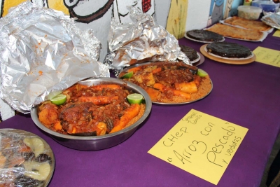 Chep, un dels plats cuinats al taller