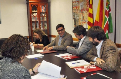 Reunió de treball a l'Ajuntament