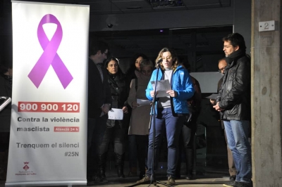 Lectura del Manifest contra la violència masclista