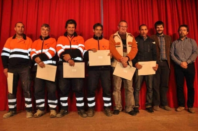 Participants en el curs d'auxiliar de comerç i magatzem