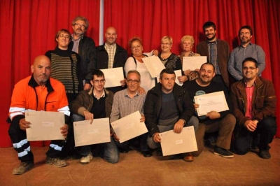 Participants en el curs d'auxiliar de gestió de residus
