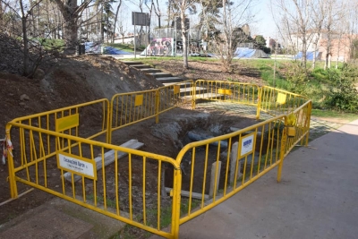 Obres de millora de la xarxa de subministrament d'aigua al torrent de Vinyes Velles