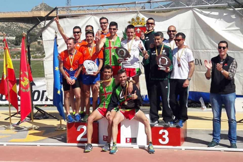 L'equip veterà masculí del Club Atletisme Montornès, Campió d'Espanya de Cros 2017
