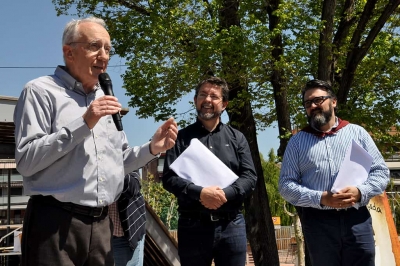 El compositor Xavier Baurier lliura al municipi la sardana de La Remençada