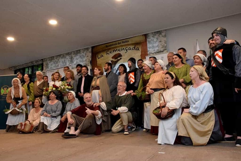 Foto de família de la presentació de La Remençada 2017