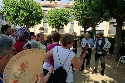 Un moment de la ruta (Foto: Oficina de Català de Montornès)