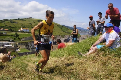 Eli Gordón a la cursa Zumaia Flysch Trail (Font: Eli Gordón)