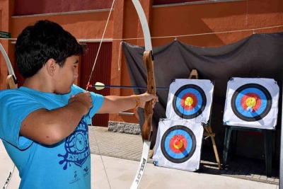 Tir amb arc, una altra de les propostes del casal esportiu