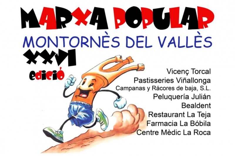 Cartell de la XXVI Marxa Popular