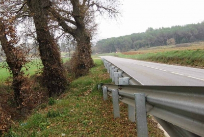 Un altre punt de vista del tram afectat per les obres de millora