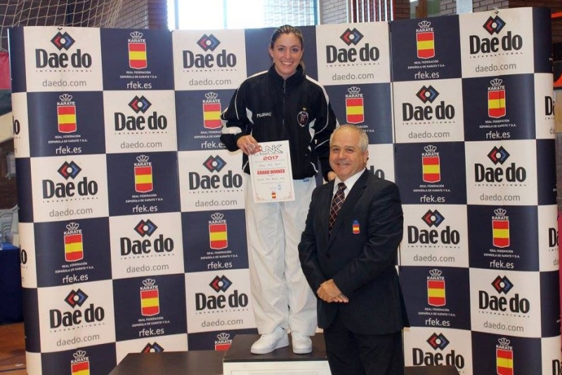 Naiara Moreno, guanyadora de la Lliga Nacional de Karate (Font: Club Karate Montornès)