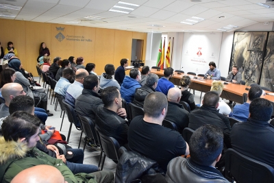 Un moment de l'acte de presentació celebrat a l'Ajuntament