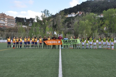 La Selecció del Valles Oriental i el Junenil Cadet A del RCD Espanyol