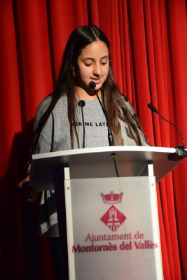 Ouffa El Mouini, guanyadora de la 4a categoria (de 6è de primària a 2n d'ESO) del VII Concurs de Microcontes