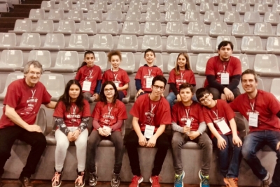 Alumnes de l'Escola Municipal de Música a la trobada de guitarra de l'ACEM