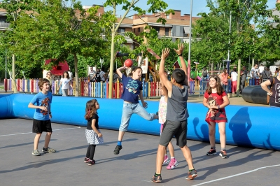 Inflables per jugar a l'handbol