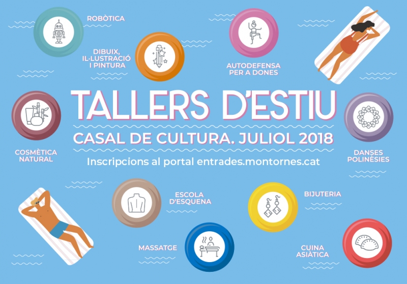 Banner dels tallers d'estiu 2018