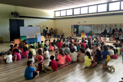 Presentació del centre d'interès del Casal d'estiu a l'Escola Can Parera