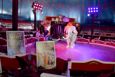 Un dels assajos del nou espectacle del circ