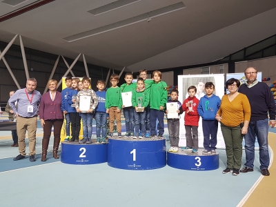 Equip sub-8, campió de Catalunya (Font: Club d'Escacs Montornès)