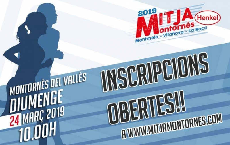 Inscripcions a la Mitja Montornès 2019