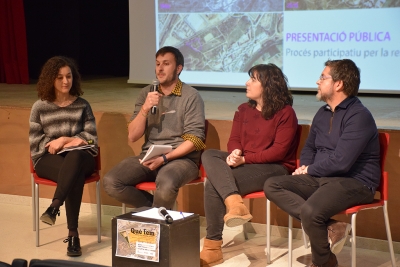 Presentació a Montbarri del projecte de reactivació de la parcel·la del camp de futbol de Montornès Nord