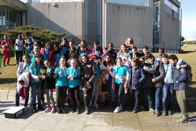 nat de 6è de l'escola Marinada al torneig First Lego League (Font: Escola Marinada)