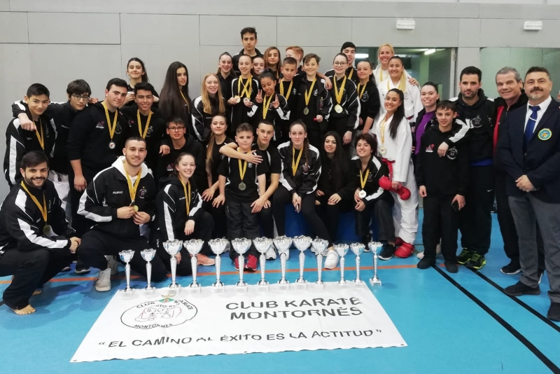 Club Karate Montornès al Campionat de Catalunya de Clubs 2019 (Font: Club Karate Montornès)