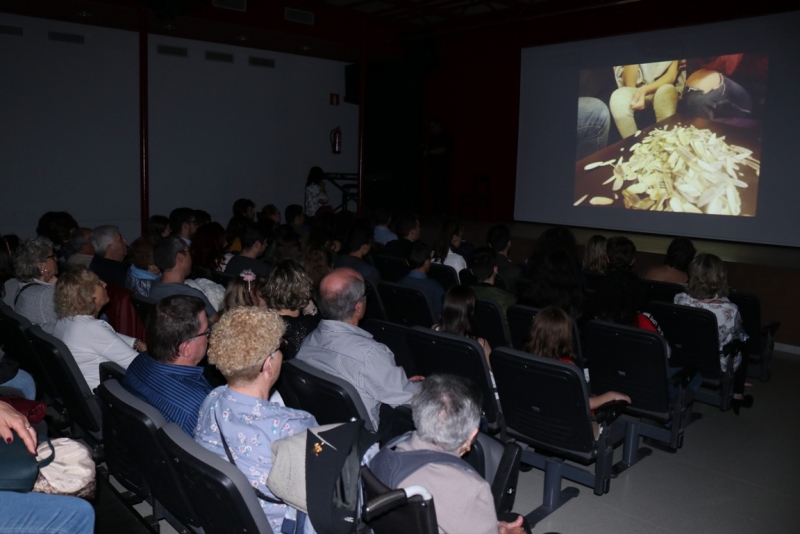 Un moment de la gala de la IV Mostra de Curtmetratges Crispeta d'Or